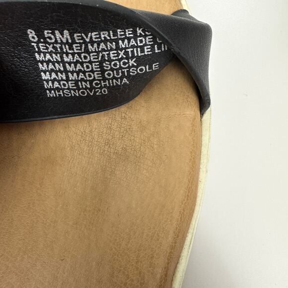 Kensie Women Everlee Casual Sandal Size 8.5 Stretch Comfort Cushion Summer Black - Picture 10 of 10